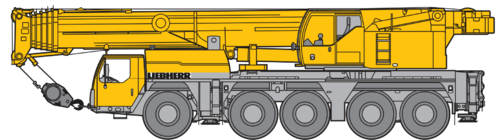 Żuraw samojezdny 160 ton Liebherr LTM1160