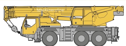 Żuraw samojezdny 55 ton Liebherr LTM1055