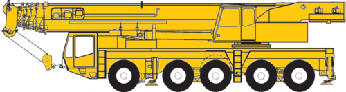 Żuraw samojezdny 120 ton Demag AC395