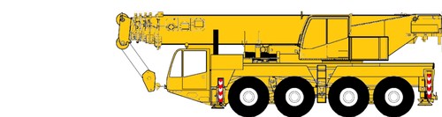 Żuraw samojezdny 80 ton Demag AC80-2