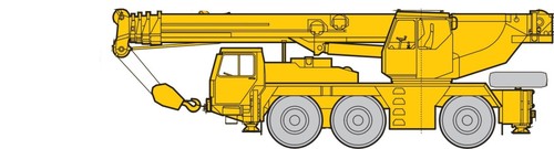 Żuraw samojezdny 50 ton Liebherr LTM1050